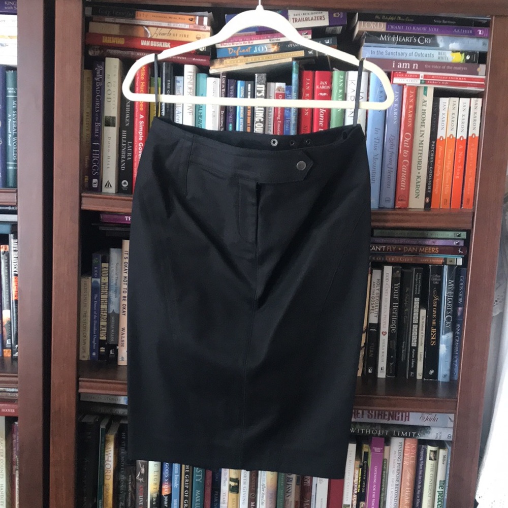 Byron Lars Black Pencil Skirt NWOT